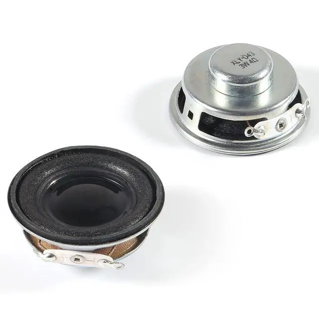 Alt view image 3 of 6 - 2PCS 1.5" 4Ohm 3W DIY Small Full Range Audio Speaker Stereo Woofer Loudspeaker for Arduino and DIY Speaker