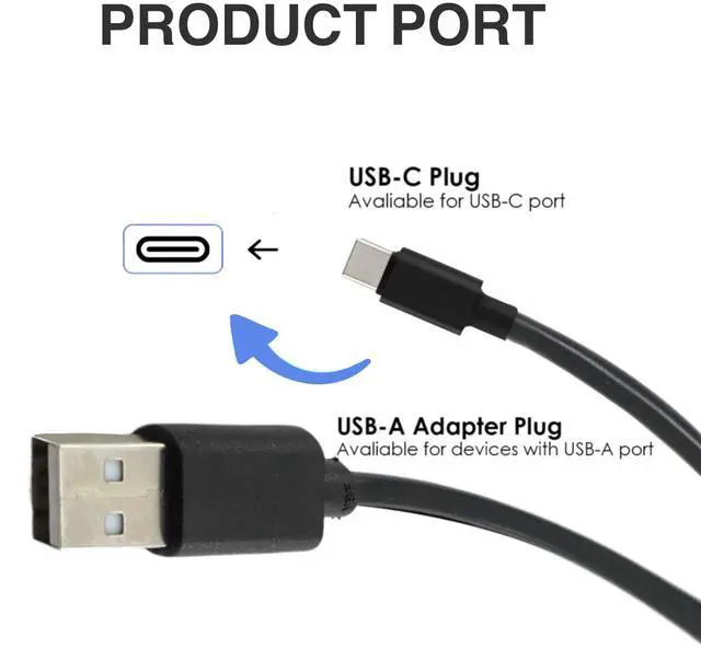 Alt view image 4 of 4 - Replacement USB-C Charging CableCompatible with Xbox Series X/Series S Controller,PS5/PS5 DualSense Controller, Switch/Pro/Lite Controller, Steam Deck (Black 6.6 Feet)