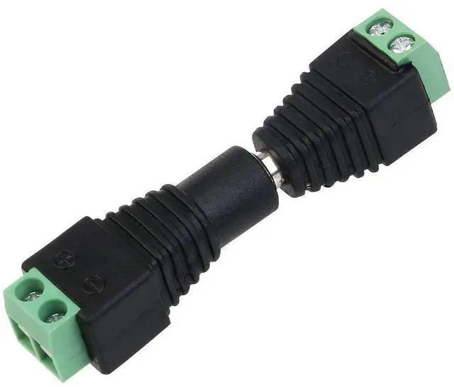Alt view image 3 of 6 - 5.5mm x 2.1mm DC Barrel Jack Connector - 12V/5V-24V Adapter with Female Socket & Male Plug - DIY DC Terminal Connector for CCTV Camera, LED Strip Light & More (5 Female + 5 Male)