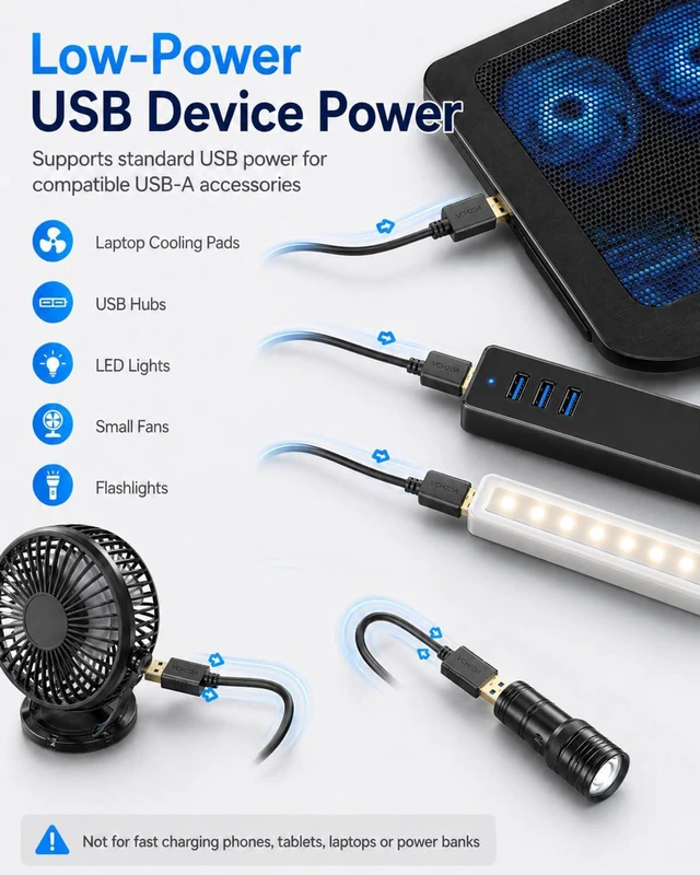 Alt view image 7 of 7 - USB to USB Cable 3.3FT, USB3.0 Type A to Type A Male to Male Cord 5Gbps Data Transfer for Laptop Cooling Pad, Hard Drive Enclosure, Hub, KVM Switch, Not for PC to PC or Video