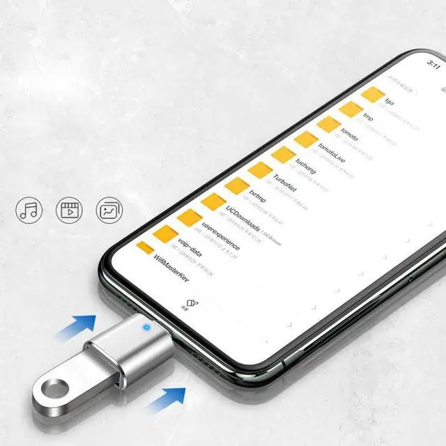 Alt view image 2 of 6 - USB C to USB 3.0 Adapter 2-Pack, USB C Adapter Compatible with iPhone 17/16/15, Samsung Galaxy, iPad, MacBook, Laptops, Tablets and More