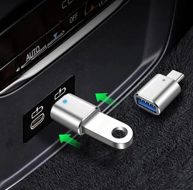 Alt view image 3 of 6 - USB C to USB 3.0 Adapter 2-Pack, USB C Adapter Compatible with iPhone 17/16/15, Samsung Galaxy, iPad, MacBook, Laptops, Tablets and More