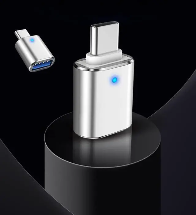Alt view image 5 of 6 - USB C to USB 3.0 Adapter 2-Pack, USB C Adapter Compatible with iPhone 17/16/15, Samsung Galaxy, iPad, MacBook, Laptops, Tablets and More