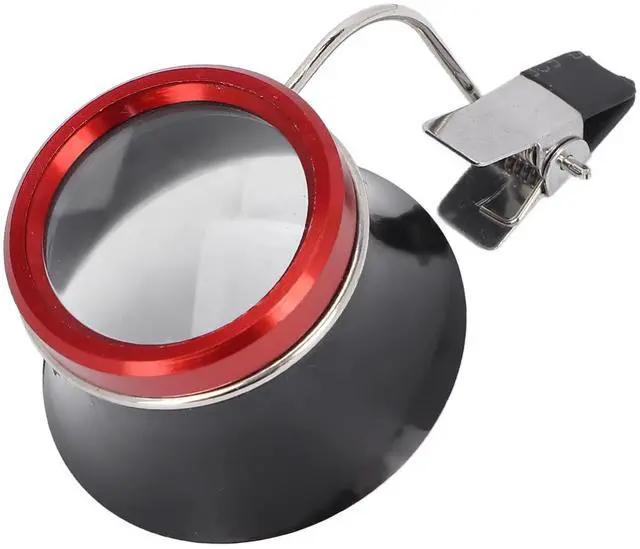 Main image of Eye Loupe for Watchmaker Jewelers,5X Magnifying Glass Jewelry Magnifier with Clip for Watch Repair Stamps, Professional Portable Repair Tool