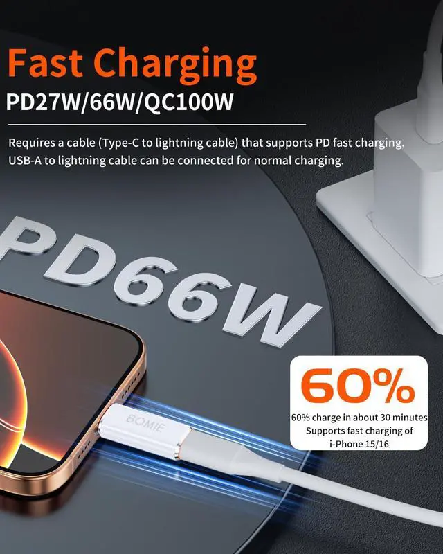 Alt view image 2 of 7 - 8-Pin to USB C Adapter 4 Pack,27W PD Fast Charging 480Mbps Data Transfer,USB Type C to 8 Pin Converter Compatible with Phone 15/16/17 Series,Pad Pro,Ga-laxy,Not for Headphones/OTG/Flash Drive/Pencil