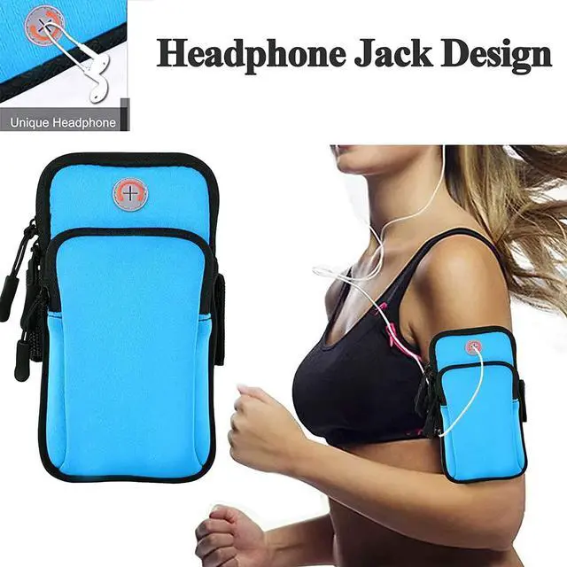 Alt view image 6 of 7 - Phone Holder for Running Armband iPhone 17 16 16e 15 14 13 12 11 Pro Max Xs Xr X 8 Plus SE Mini,Galaxy Ultra S26 S25 S24 S23 S22 Note,Cell Phone Arm Bands Sleeve Workout Gym Jogging Men Women
