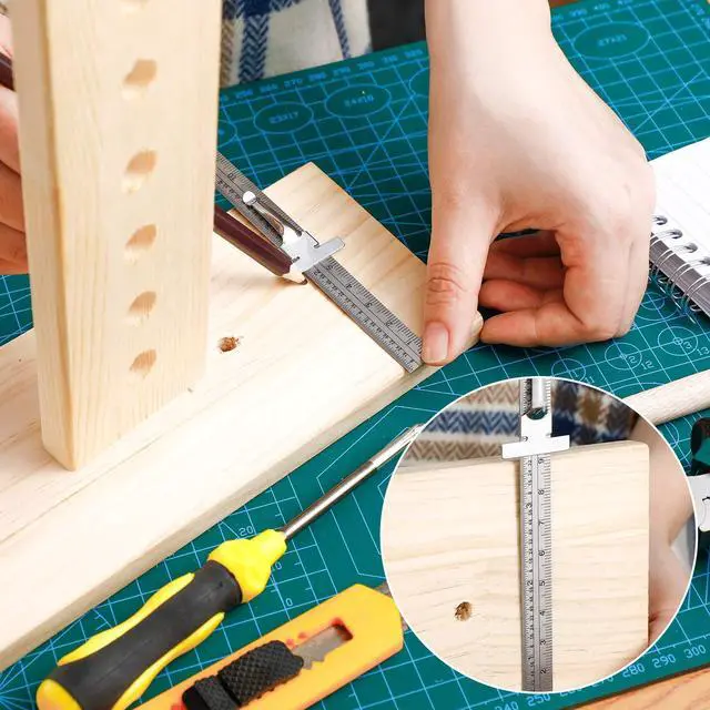Alt view image 5 of 6 - 2 Pieces 6 Inch 15 cm Pocket Ruler Flexible Precision Stainless Steel Ruler with Detachable Clips Stainless Steel Pocket Clip Scale Gauge Metric British System