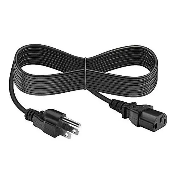 Alt view image 5 of 5 - Monitor Power Cord Plug Compatible with DELL/HP/ION Block Rocker, 3 Prong AC Power Cord Replacement Viewsonic/LG/Samsung/BenQ/Sony/Asus Computer Power Cable, 10a 125V 5 FT