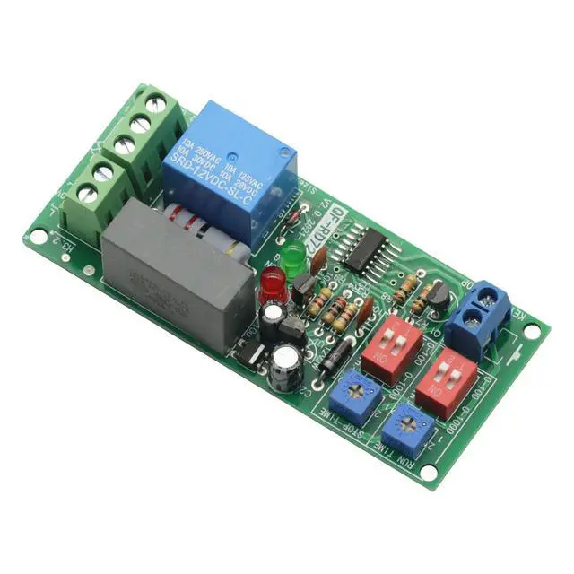 Alt view image 2 of 6 - Dual Time Adjustable Cycle Delay Timing Relay Repeat ON Off Switch Infinite Loop Timer Module AC 100V 110V 120V 220V 230V 240V Timer Relay