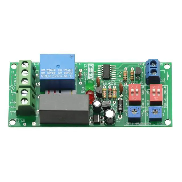 Alt view image 4 of 6 - Dual Time Adjustable Cycle Delay Timing Relay Repeat ON Off Switch Infinite Loop Timer Module AC 100V 110V 120V 220V 230V 240V Timer Relay