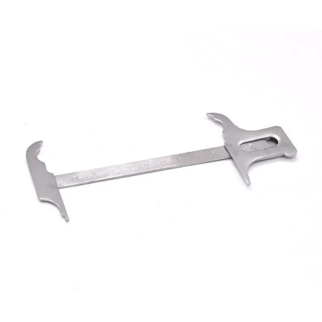 Alt view image 6 of 6 - 1 Pack Dental Vernier Caliper, Dental Orthodontic Stainless Steel Measuring Ruler for Outer Diameter,Inner Diameter,Depth and Width Measurements,100mm/3.9Inch