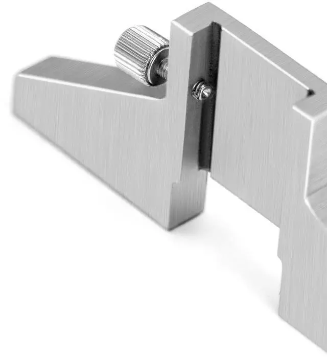 Alt view image 3 of 7 - Caliper Depth Base Carbon Steel T-Bar Attachment for Dial/Digital/Vernier Calipers 4", 6", 8", 12"