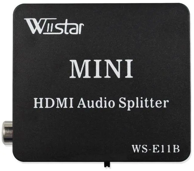 Main image of HDMI Audio Extractor HDMI to HD and Optical TOSLINK SPDIF Coaxial + 3.5mm Stereo Splitter Converter for DVD HDTV PS4