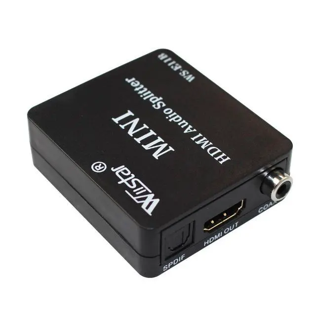 Alt view image 5 of 7 - HDMI Audio Extractor HDMI to HD and Optical TOSLINK SPDIF Coaxial + 3.5mm Stereo Splitter Converter for DVD HDTV PS4