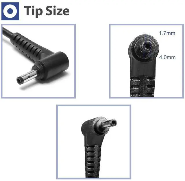 Alt view image 5 of 6 - 65W Charger Compatible with Lenovo IdeaPad Slim 3/3i, Ideapad 1 3 5 Series, 110 110s 310 330 330s 520 530s 710s L340 S145 S340 S540,V Series V14 V15 V17, Flex 4 5 6 14,Yoga 720 710 510