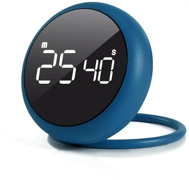 Main image of Royal Blue Quick Que Kitchen Timers, Visual timers Large LED Display Magnetic Countdown Countup Timer for Classroom Cooking Fitness Baking Studying Teaching, Easy for Kids and Seniors (Royal Blue)