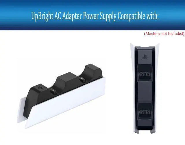 Alt view image 2 of 5 - 5.1V AC/DC Adapter Compatible with Sony PlayStation 5 PS5 DualSense CFI-ZDS1 CFIZDS1 3005837 Handle Dual Sense Charging Dock Station ADP-15WH A 5.1VDC 2.8A Power Supply Cord Battery Charger