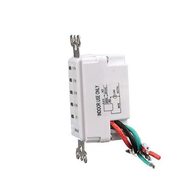 Alt view image 3 of 7 - Southwire Woods In-Wall 60-Minute Digital Countdown Timer - Automatic Shut-Off Timer - Energy-Efficient Wall-Mounted Timer - Durable Digital Timer - Easy-Installation Indoor Timer