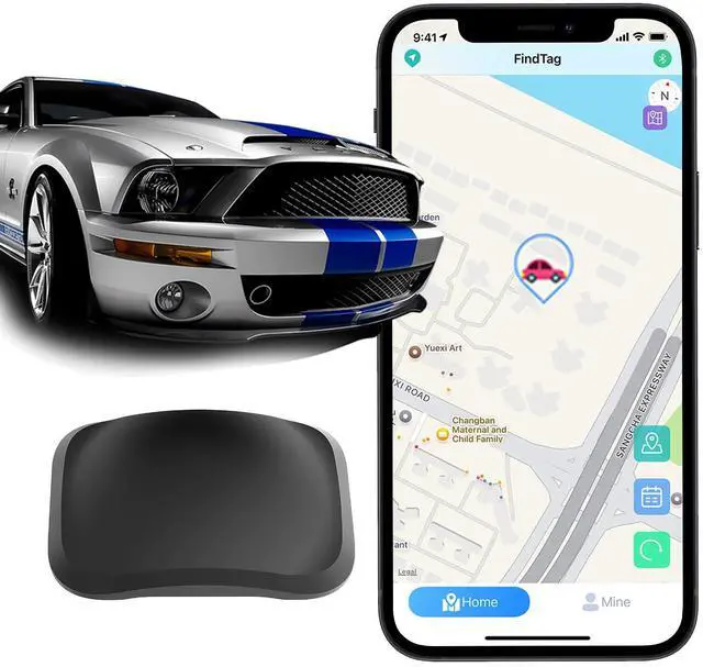 Main image of Real-Time Weatherproof Mini GPS Vehicle Tracker - Magnetic Design, No Monthly Fees - Ideal Hidden Car Tracker Compatible with Android & iOS for Global Coverag