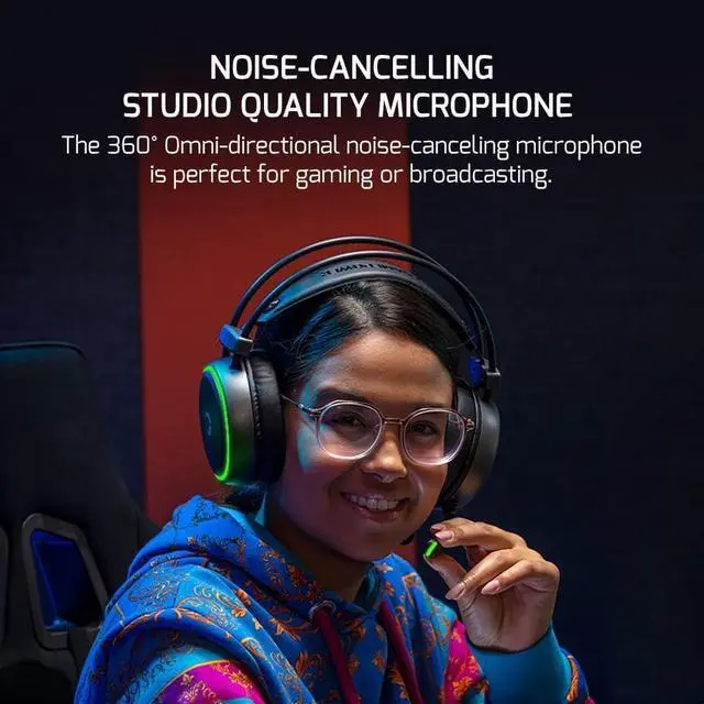 Alt view image 5 of 6 - JIN X 3.5mm Jack Gaming Headset - Wired Headphones with 50MM Drivers, Comfort Design, 360 Spatial Audio, Noise Cancelling Mic, PS4, PS5, for Xbox, Black
