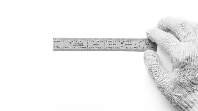 Alt view image 5 of 7 - High Precision Metal Ruler, 6 Inch Rigid Machinist Rule, 4R Graduation (1/8", 1/16", 1/32", 1/64"), Carbon Steel with Satin Chrome Finish, Trusted by Professionals, Made in USA