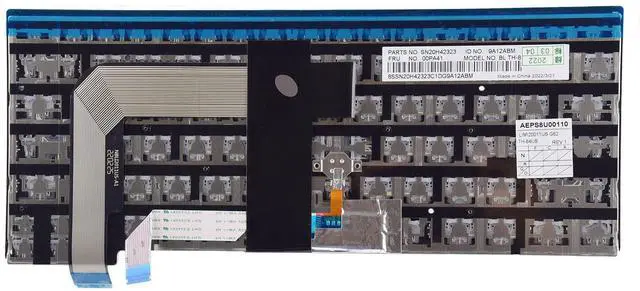 Alt view image 3 of 6 - Replacement Keyboard Compatible with Lenovo ThinkPad T460s T470s (Not Fit T460 T460p T470 T470p) No Backlit 00PA452 00PA482 SN20H42364