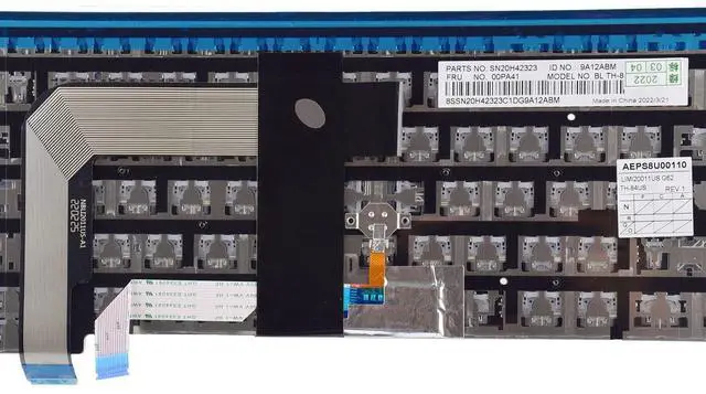 Alt view image 6 of 6 - Replacement Keyboard Compatible with Lenovo ThinkPad T460s T470s (Not Fit T460 T460p T470 T470p) No Backlit 00PA452 00PA482 SN20H42364