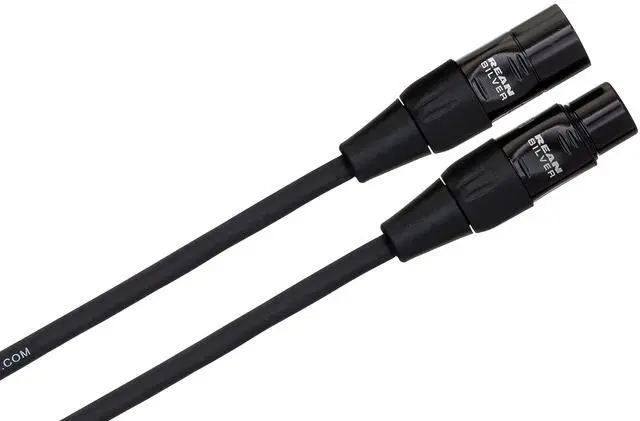 Alt view image 3 of 7 - HMIC-003 REAN XLR3F to XLR3M Pro Microphone Cable, 3 Feet