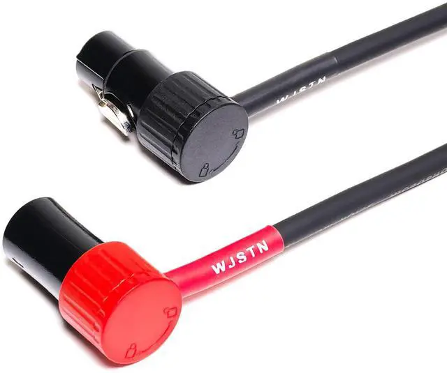 Alt view image 5 of 7 - 3-Pin Female Right Angle XLR to 3-Pin Male Right Angle XLR Cable 100° Adjustable, Professional Audio Balanced Interconnect for Microphones, Mixers, Speakers -, 2-Pack (2Feet)