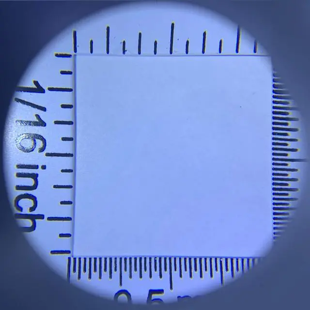 Alt view image 7 of 7 - 10X Optical Glass Magnifying Glass with Light, Scale, Storage Case & Measure Scale for Jewelry, Antiques, Coins & Stamps