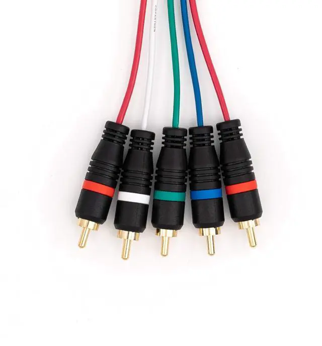 Alt view image 3 of 3 - YPbPr Component Video Female-to-Male RCA Extension Cable