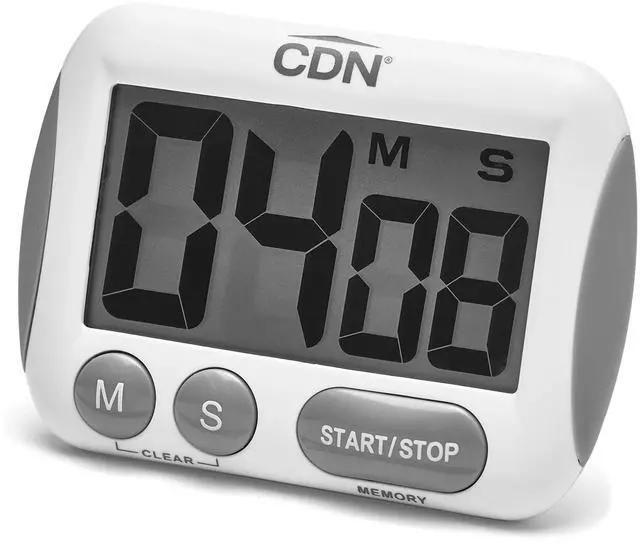 Main image of Extra-Big Digit Timer | Counts Up & Down, 100 Minutes by Minutes & Seconds, Extra-Large Digits, Loud Alarm, Stand, Hang, Magnet Mounting, Perfect for Batch Baking - TM15