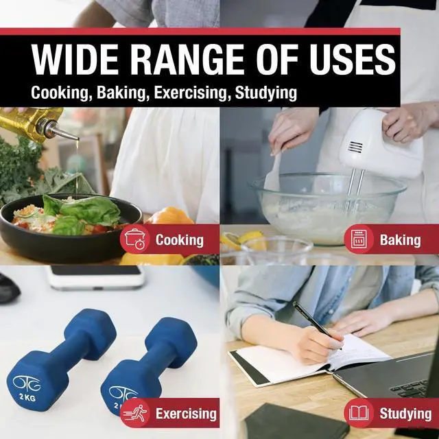 Alt view image 2 of 5 - Extra-Big Digit Timer | Counts Up & Down, 100 Minutes by Minutes & Seconds, Extra-Large Digits, Loud Alarm, Stand, Hang, Magnet Mounting, Perfect for Batch Baking - TM15