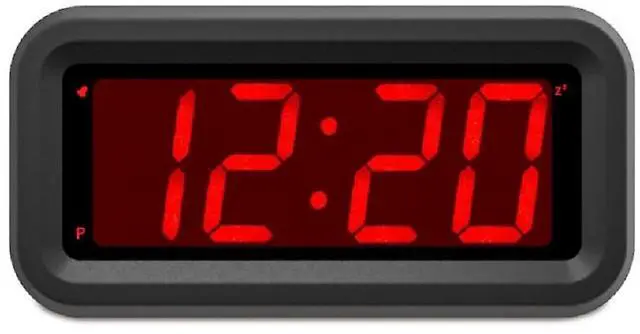 Main image of Digital Alarm Clock Battery Operated Only, LED Large Display, 2-Level Brightness Dimmer, 4 AA Batteries Keep Clock on for More Than 12 Months, for Kids/Teens/Bedroom/Bedside