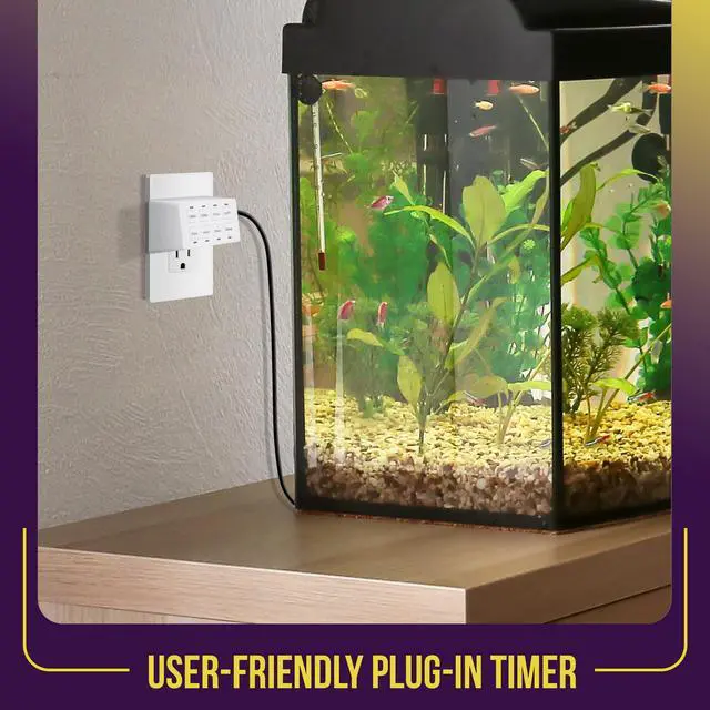 Alt view image 5 of 7 - 8-Hour Indoor Countdown Plug-in Timer, UL Listed Timer for Electrical Outlets, 15-30 Min 1-2-4-8 Hour, for Fans or Lights, 1/4 HP, HET03-W, White, 2 Pack