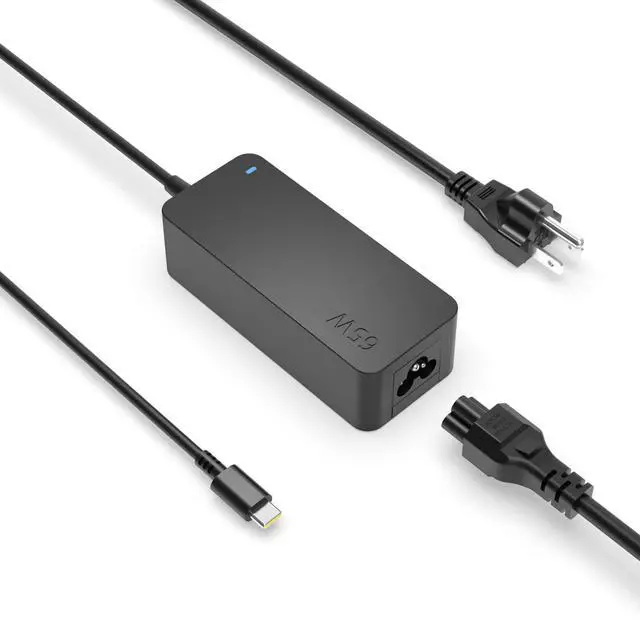 Main image of 65W Fast Charger Fit for Lenovo Yoga L15 L14, ThinkPad T14 T14s T15 T16 E14 E15 E16 L13 Gen 1 2 3 4 5 6 Laptop (with UL Safety Certification), USB C, 45W