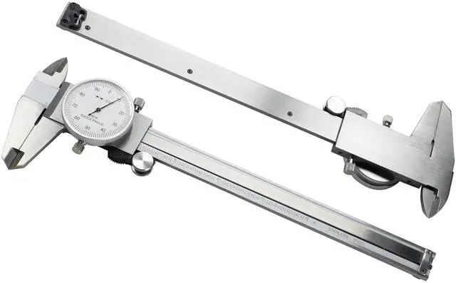 Alt view image 3 of 6 - (R) 0-6" 4 Way Dial Caliper .001" Shock Proof Imperial Carbon Steel