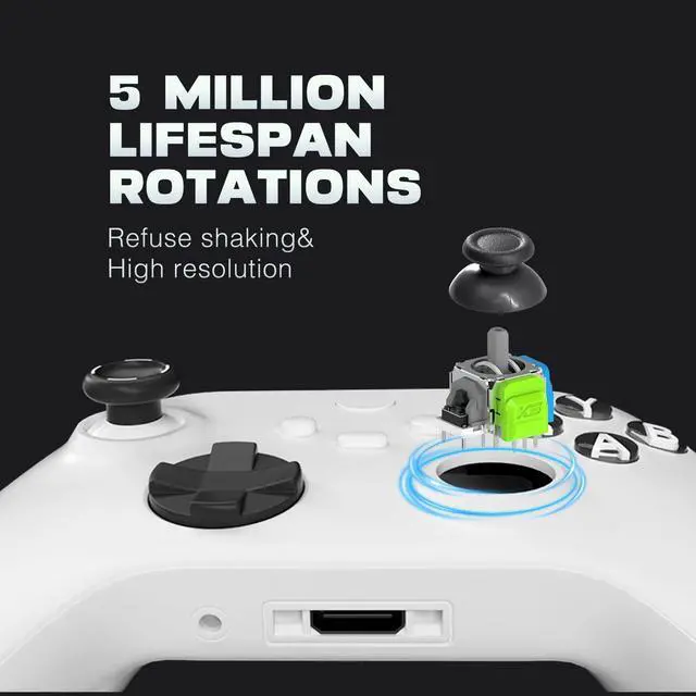 Alt view image 5 of 5 - TMR magnetic resistance joystick, High-Precision Magnetic Gaming Joystick Module, 200A Low Power, 5 Million Rotations, Compatible with PS4, Xbox X/S, PS5, Switch Controllers (JS13 Pro+ For Xbox X/S)