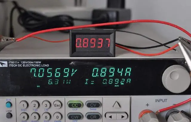 Alt view image 3 of 5 - Blue Color High Precision 5 Digit Amp Meter DC 0.0000-3.0000A Ammeter Digital Display DC Digital Ammeter Resolution 0.1mA
