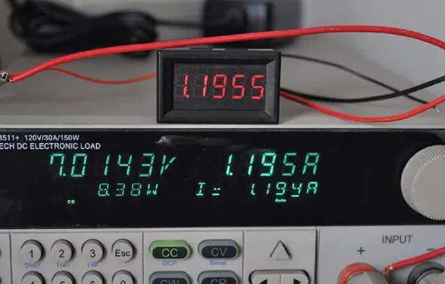 Alt view image 2 of 5 - Blue Color High Precision 5 Digit Amp Meter DC 0.0000-3.0000A Ammeter Digital Display DC Digital Ammeter Resolution 0.1mA