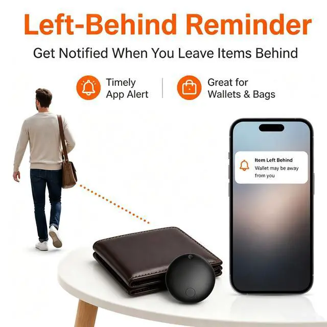 Alt view image 6 of 7 - GPS Tracker for Vehicles No Monthly Fee, Mini GPS Tracker for Kids, Tracking Devices for Cars Hidden Works with Google's Find Hub (Android Only) Pet Tag Tracker for Dogs Bike Keys (2-Pack)