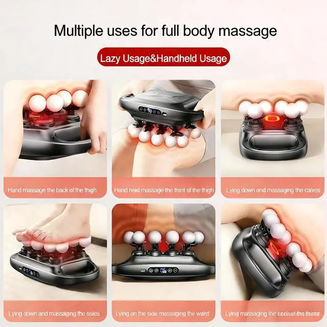 Alt view image 7 of 7 - 20 Head Massage Gun, Deep Tissue Percussion Back Massager with 3 Modes & 30 Intensities, Quiet Muscle Massage Pain Relief, Portable Percussion Massage Gun for Back, Neck, Shoulders, Legs, Waist, Body