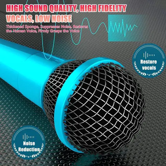 Alt view image 5 of 7 - 2-Piece 10FT Wired USB Device Microphone for Switch Gaming/PS5/PS4/XBOXONE/PC Gaming Microphone, 2 People Can Sing at the Same Time, High Sound Quality Capture, Anti-Tension Audio Cable