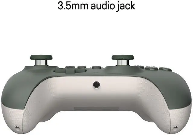 Alt view image 2 of 7 - Ultimate C Hall Effect Joysticks/Hall Trigger Wired Controller with RGB Lighting Fire Ring, 3.5mm Audio Jack for Xbox Series X|S, Xbox One, Windows 10/11 - Officially Licensed (Dark Green)