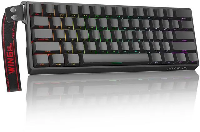 Main image of Aula WIN60 HE 60% Mechanical Keyboard Wired, Hall Effect Gaming Keyboard Magnetic Switch Hot Swappable, Adjustable Actuation Rapid Trigger Mode 8000Hz Polling Rate, RGB Keyboard 60 Percent Design
