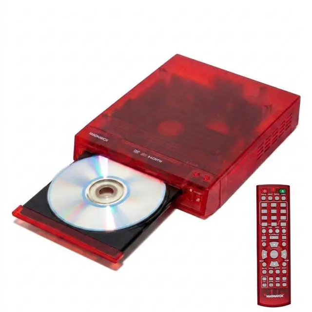 Main image of , Translucent DVD Player with HDMI Cable Included, Multi Format DVD CD MP3 Player, HDMI Output, Remote Control, PAL/NTSC Compatible, 2 Channel Audio