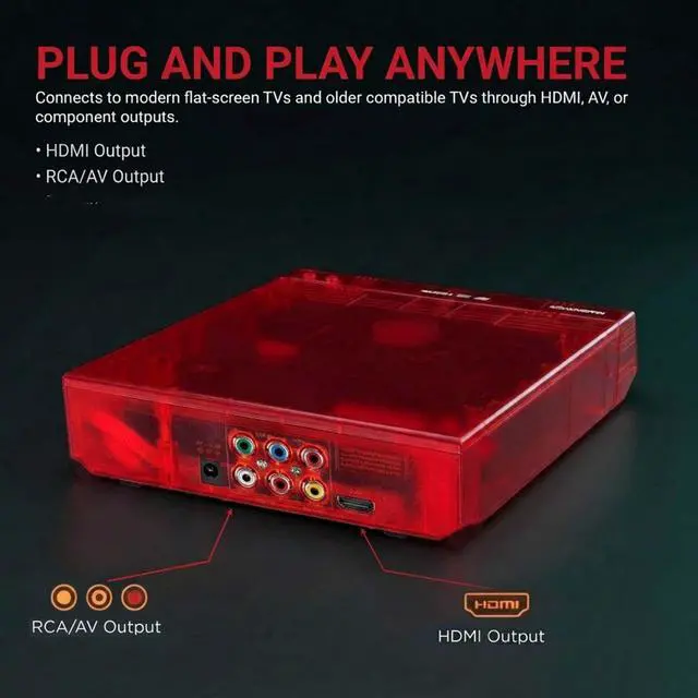 Alt view image 4 of 7 - , Translucent DVD Player with HDMI Cable Included, Multi Format DVD CD MP3 Player, HDMI Output, Remote Control, PAL/NTSC Compatible, 2 Channel Audio
