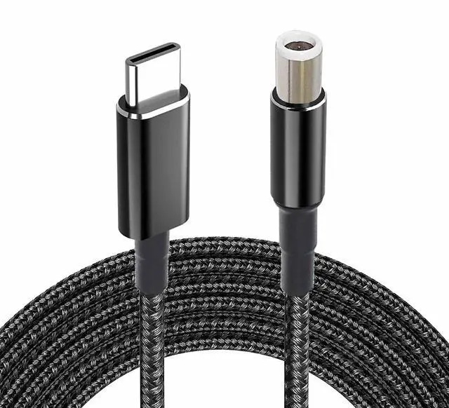 Main image of USB C to 7.4mm Adapter Cable Braided Fast 100W Power Pack Charging Supply Type C Male to DC 7.4 x 5.0mm Barrel Converter Cord for Latitude XPS Inspiron 15 15R 5537 17 17R 5721 Dell Laptop PD Charger
