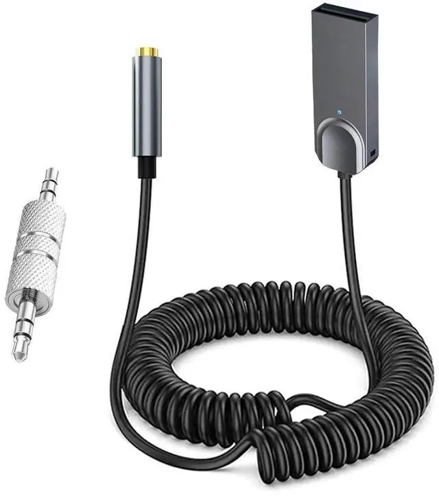 Main image of Bluetooth 5.3 Car Aux Bluetooth Receiver,USB Powered to 3.5mm Female