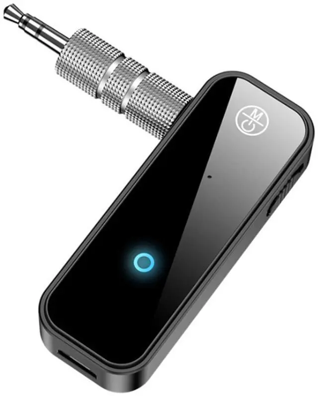 Main image of Bluetooth AUX Adpater for Car, 2 in 1 Bluetooth 5.0 Transmitter Receiver, 3.5mm Aux Audio Adapter, Wireless Audio Receiver for for Cars, Speakers, Stereo Systems and Headphones